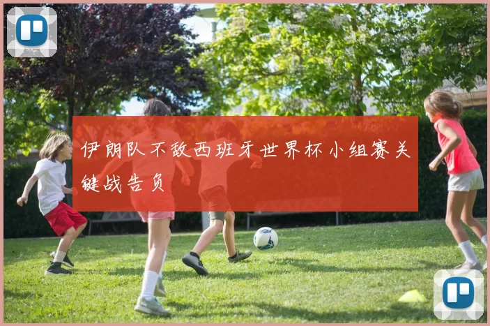 伊朗队不敌西班牙世界杯小组赛关键战告负